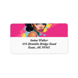 Diva-ish Artistry: Diva-ish Delight Label Adressetikett