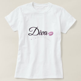 Diva Kiss T Shirt