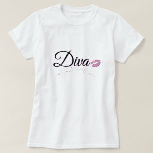 Diva Kiss T Shirt