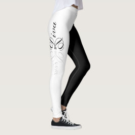 Diva Kvinnliga vita baljväxter Leggings