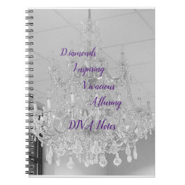 DIVA Life Ljus Spiral bärbar dator Anteckningsbok