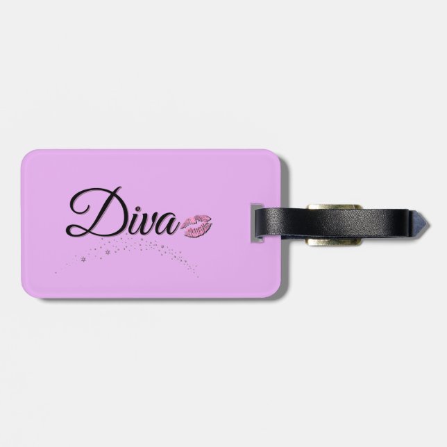 Diva Luggage Tag Bagagebricka (Baksida Vågrät)