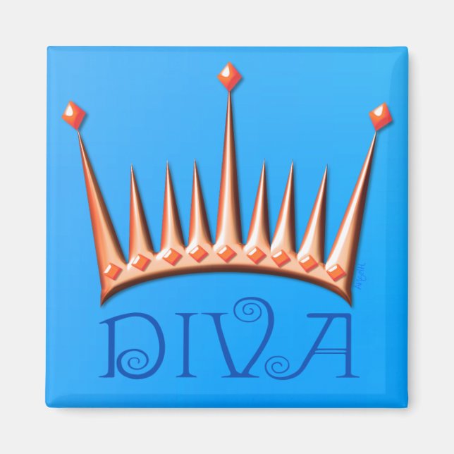 Diva magnet in nectarine and blue AH2010 (Framsidan)