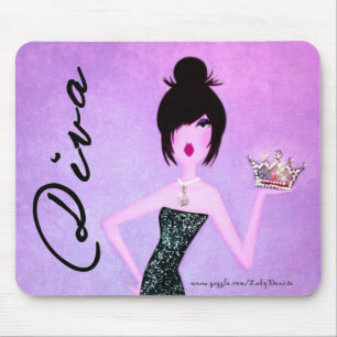 DIVA med en Tiaramousepad Musmatta