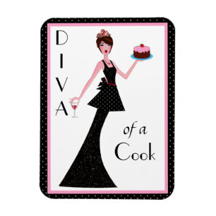 "Diva of a Cook" Magnet