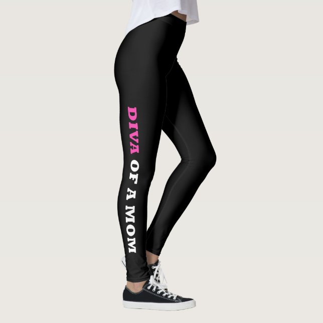 "DIVA OF A MAMMA" LEGGINGS (Höger)