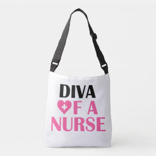 "Diva of a Nurse" Crossbody Bag Axelväska