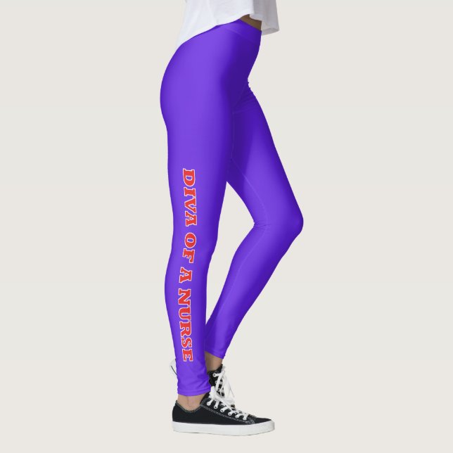 ’DIVA of a Nurse’ Leggings (Höger)