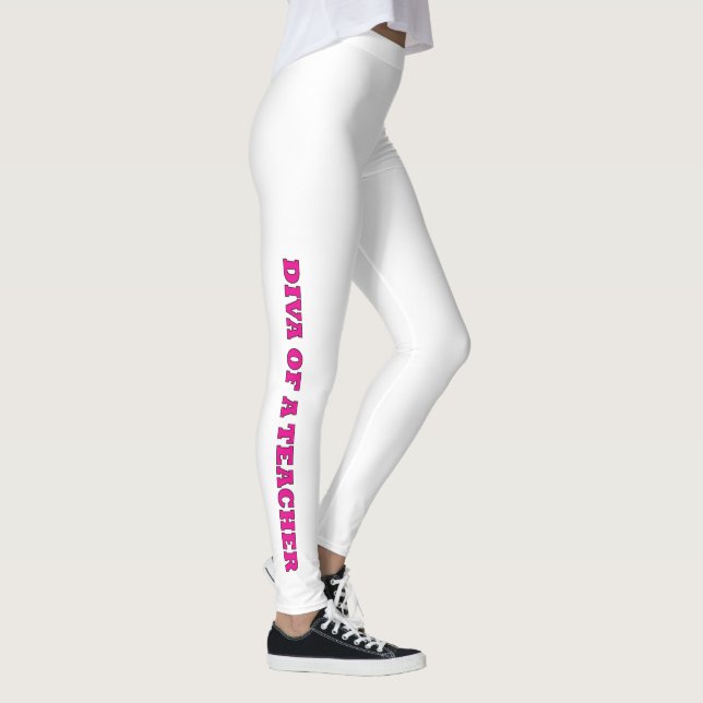 "Diva of a Teacher" Leggings (Höger)