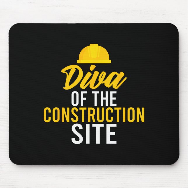Diva Of The Construction Site Funny Construction W Musmatta (Framsidan)