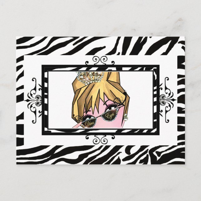 Diva Öga vykort (Framsida)