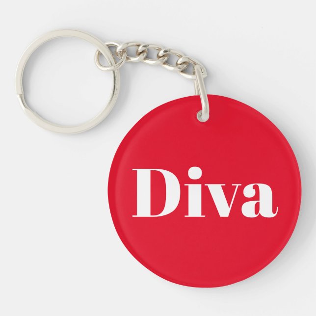 Diva Operasångare Skådespelare Stilfull Röd Musikt (Framsidan)