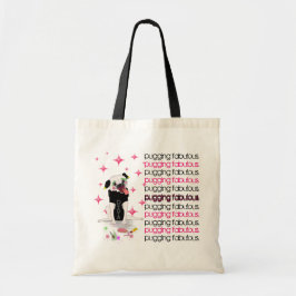 Diva Pug: Pugging Fabulous Tote Bag Tygkasse