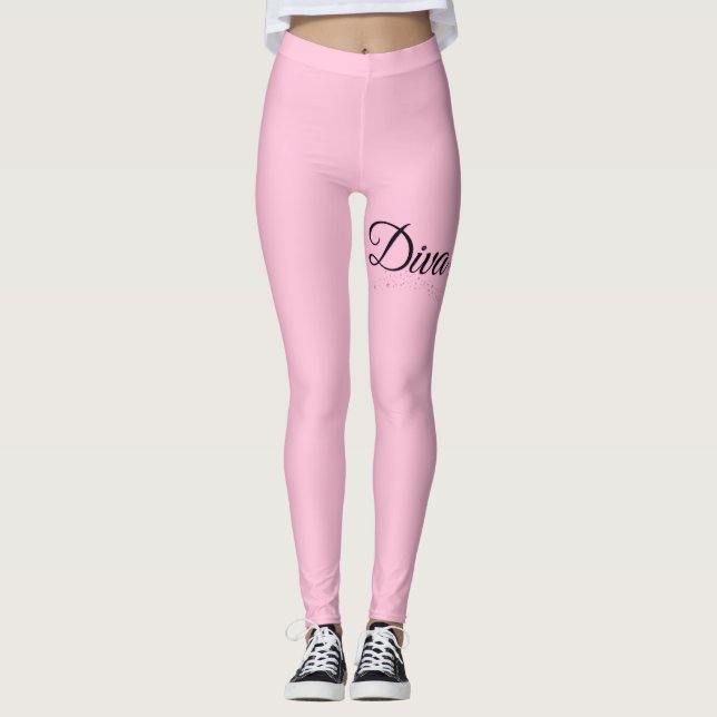 Diva Rosa Leggings (Framsida)