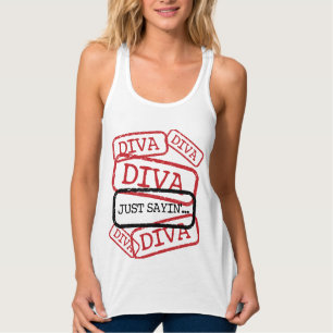 "DIVA" - Sayin.. Linne Med Racerback