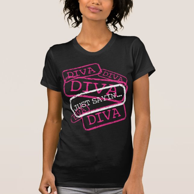 "DIVA" - Sayin.. T Shirt (Framsida)
