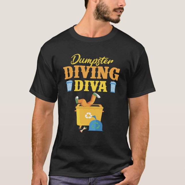 Diva Sopor Älskare T Shirt (Framsida)