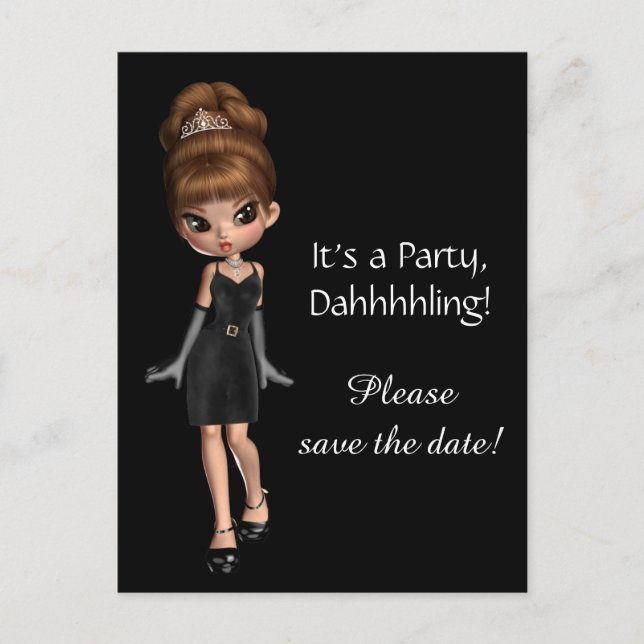 Diva Spara Datumet Meddelande Vykort (Framsida)