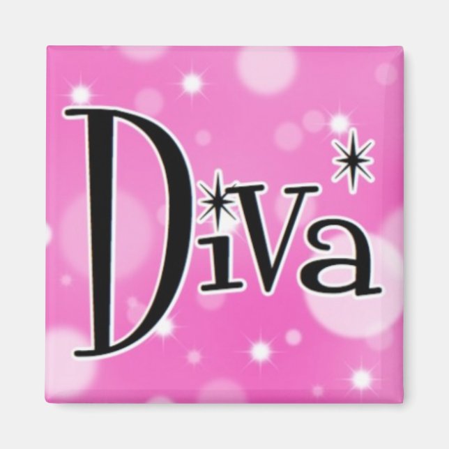 Diva square magnet (Framsidan)
