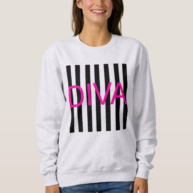 Diva sweatshirt t shirt (Framsida)