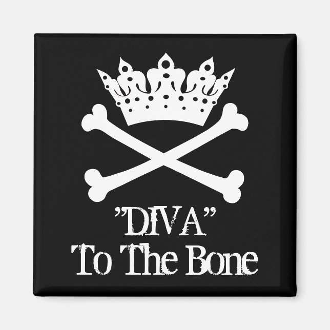 ’DIVA’ till benet Magnet (Framsidan)