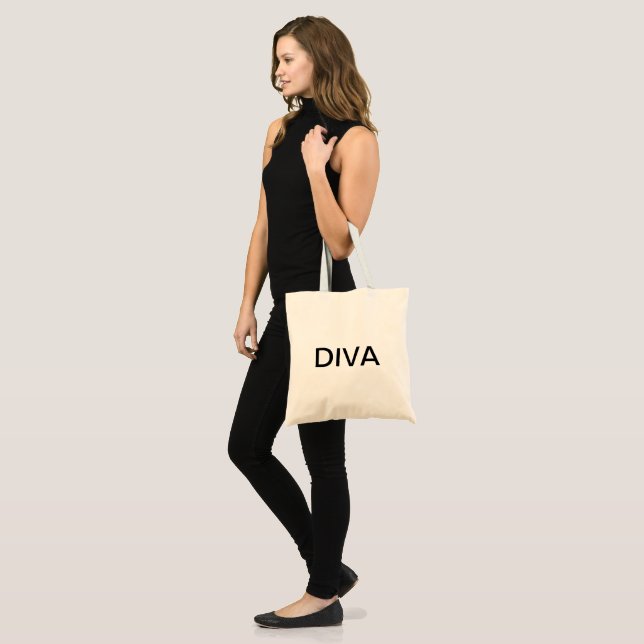 Diva till väskan! tygkasse (Fram (modell))