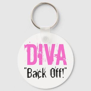 DIVA - "Tillbaka av!" Nyckelkedja Nyckelring