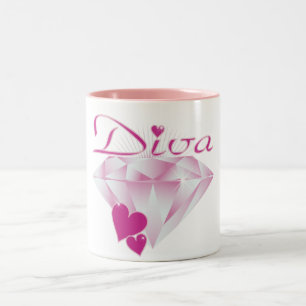 Diva Två-Tonad Mugg