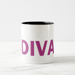 diva Två-Tonad mugg