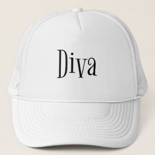 Diva Whimsical Typography Keps