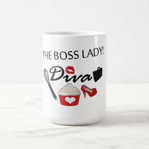 " DIVAEN för mugg '' för chefdamkaffe den nya