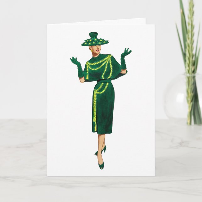 Divafashionistaen är dig kortet kort (Framsida)