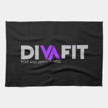DivaFit handduk (mörk)