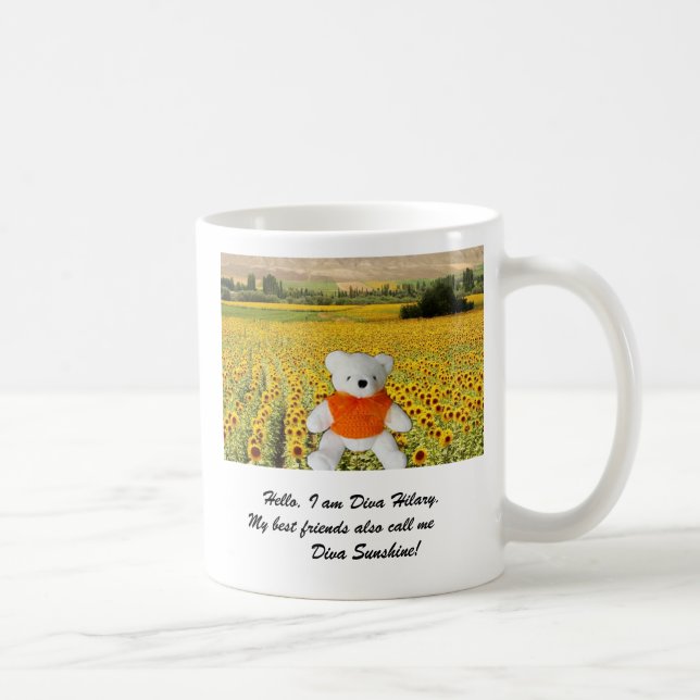 divahil         hej, I-förmiddagDiva Hilary.   Kaffemugg (Höger)