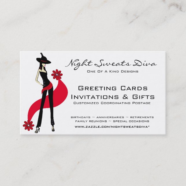 Divakort Visitkort (Framsida)