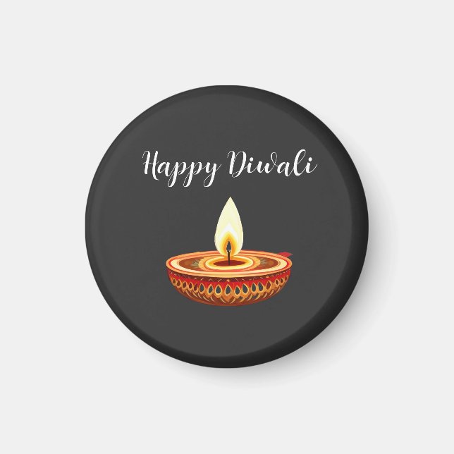 Divali-ljus Magnet (Framsidan)