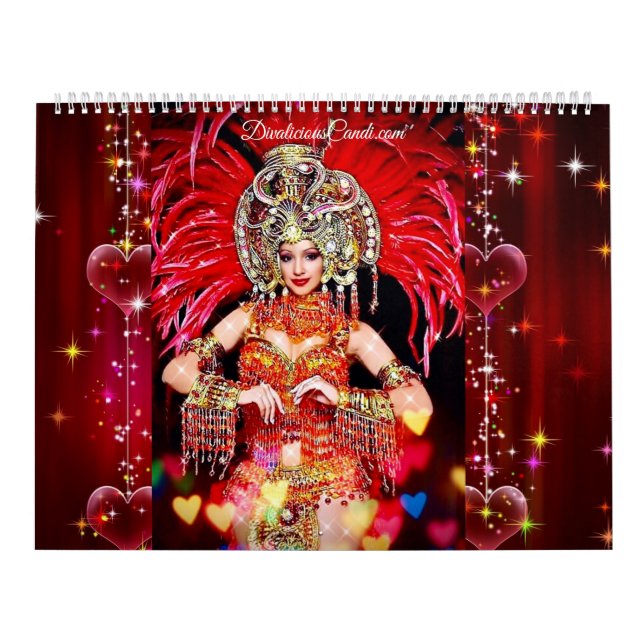 Divalicious Candi Large 24-månaders kalender (Omslag)
