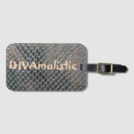 DIVAmalistic Multifärgad Snakeskin Print Bag-Märkr Bagagebricka