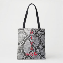 DIVAmalistic Snakeskin Print Togo Bag Tygkasse
