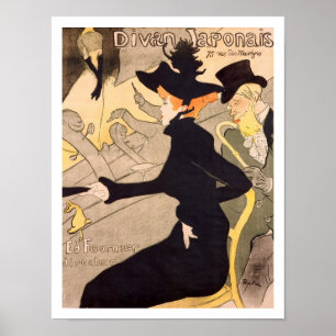 Divan Japonais av Toulouse-Lautrec Poster