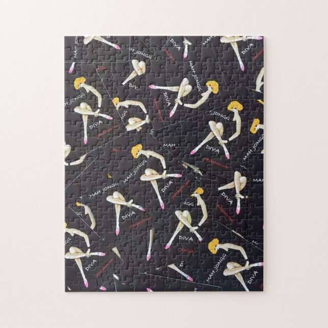 Divapussel för Mah Jongg Pussel (Vertikal)