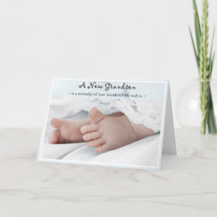 Divas Grattisar - Nytt "Grandson Greeting Card" Kort