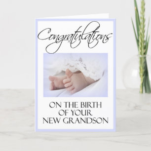 Divas Grattisar - Nytt "Grandson Greeting Card" Kort