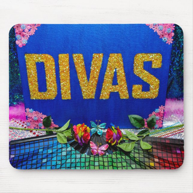 Divas LGBTQ+ Mousepad Musmatta (Framsidan)