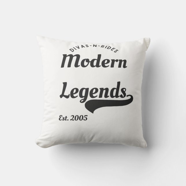 Divas-N-Rides Modern Legends Endräkt Kudde (Framsida)