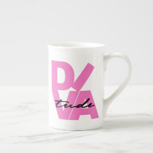 "DIVAtude" Bone China Mugg Benporslin Mugg