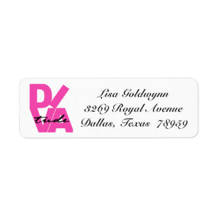 "DIVAtude"Label Returadress Etikett
