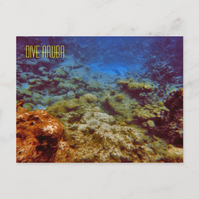 Dive Aruba-vykort Vykort (Framsida)