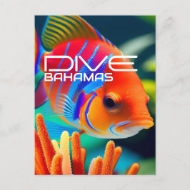 Dive Bahamas Orange - Plananner Vykort