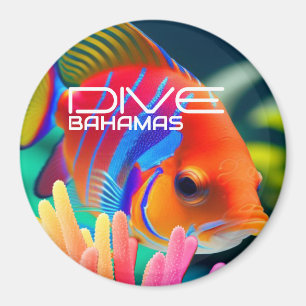 Dive Bahamas - runda Magnet